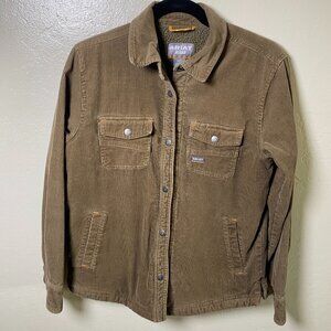 Ariat Rebar Corduroy Sherpa Lined Jacket Tan Size Small Petite